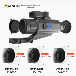 Dispositivo de Visión Nocturna Térmica OWLSHINE para Exteriores, Visor Infrarrojo con Retícula, Telémetro, Zoom Óptico 10x-20x, Visión Térmica de 120° de Ángulo Amplio - Product Image 4