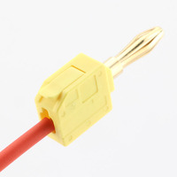 Connecteur de haut-parleur banane en acier inoxydable 4 mm, plaqué nickel et or, type empilable et enfichable Kuishen KC-XJTA1DJ-Y