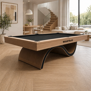 Mesa de <span class=keywords><strong>Billar</strong></span> Moderna de Madera Maciza de Alta Calidad con Diseño de Lujo, Mesa de <span class=keywords><strong>Billar</strong></span> Americana 8 Bolas 3 en 1, Mesa de <span class=keywords><strong>Billar</strong></span> Profesional - Product Image 1