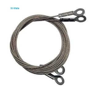 聚氯乙烯涂层不锈钢吊索镀锌1毫米钢丝绳