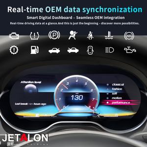 Écran LCD de tableau de bord 12,3 pouces pour Mercedes Benz Classe A, Classe GLA, CLA W176 X156, mise à niveau du compteur de vitesse, instrumentation intelligente - Product Image 6