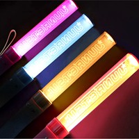 Bâton lumineux LED personnalisé avec logo, bâton lumineux clignotant pour concert, bâton lumineux pour événements et fêtes de mariage
