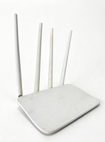 Router WiFi4 de Segunda Mano Tenda F6 ONT ONU con 4 Antenas de Alta Ganancia 2.4G de Banda Única, Carcasa Lavable, Completamente Probado en Fábrica