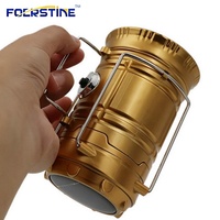 Lanterne de camping solaire Lampe de nuit solaire Pêche Sport Outdoor LED Camping Light pas cher grande lumière