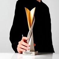 Trofeo de Metal Personalizado, Premio al Empleado Destacado, Celebración de la Reunión Anual, Conmemorativo, Creativo de Alta Gama, Hecho en China