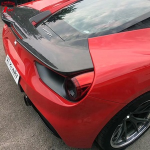 Z-ART 488 alettone posteriore in fibra di carbonio per Ferrari 488 2015-2019 Spoiler posteriore in fibra di carbonio per Ferrari 488 488 Spoiler posteriore posteriore GTB - Product Image 1