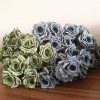 Kunstbloemen Moderne Zijden Diamanten Rozenboeket Bruidsboeket Feestdecoratie Buiten/Binnen Decoratie Simulatie Pollen