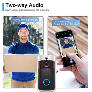 Cámara de Visión Nocturna HD y Intercomunicador de Audio Wifi, Timbre Inalámbrico para Puerta, Gran Venta - Product Image 3