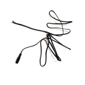 DC5521 kadın çıplak tel Pigtail 5.5x2.1mm DC Pigtail kablo 14AWG 0.3m DC güç Pigtail ile elimden biter - Product Image 1