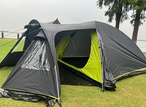 <span class=keywords><strong>Tente</strong></span> de camping à une chambre et une pièce <span class=keywords><strong>Tente</strong></span> de camping pour trekking à double couche, épaissie et résistante à la pluie, pliable et portable - Product Image 5