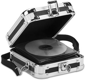 <span class=keywords><strong>Support</strong></span> de boîtier <span class=keywords><strong>DVD</strong></span> <span class=keywords><strong>Portable</strong></span> avec poignée de transport 24 capacité de disque boîtier de CD de verrouillage en aluminium Durable <span class=keywords><strong>pour</strong></span> <span class=keywords><strong>voiture</strong></span> voyage travail usage domestique - Product Image 1