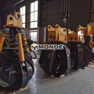 MONDE Excavadora de alta calidad Abrazadera de pelado múltiple OEM Pinza rotativa hidráulica - Product Image 4