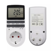 Enchufe electrónico Digital OEM para cocina, 24 horas, programable, Cyclic, EU, UK, AU, US, BR, FR, temporizador