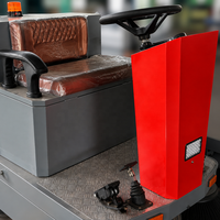 Balayeuse électrique autoportée LM-W1280 à 3 brosses, largeur de nettoyage 1250 mm, efficacité 8000 m²/h, réservoir anti-poussière 60 L, 48 V, sortie d'usine