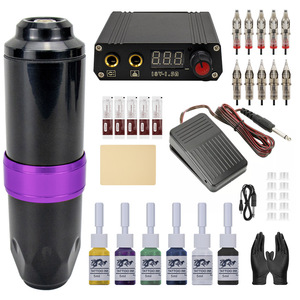 Kit complet de machine à tatouer rotative de qualité professionnelle, directement de l'usine, pour l'art corporel. - Product Image 4