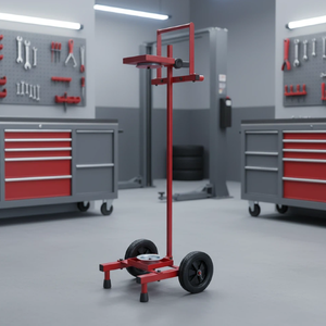 EVER-LEADING LD-AU5211 Supporto Mobile <span class=keywords><strong>in</strong></span> Metallo per Pellicola Protettiva, Dispenser Regolabile <span class=keywords><strong>in</strong></span> Altezza per Fogli di Plastica per <span class=keywords><strong>Carrozzeria</strong></span> e Officina di Verniciatura - Product Image 1