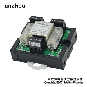 Módulo de Filtro de Línea Eléctrica Anzhou 220V Anti-Interferencia ST072 10A con Bloque de Terminales - Product Image 1