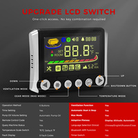 Calentador de Aire Diésel para Estacionamiento XMZ-TB10, 12V 24V 5-8KW, con Pantalla LCD y Control Remoto, para Camiones, Camionetas, Autocaravanas y Caravanas