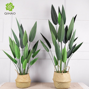 Planta Artificial Ave de Paraíso Grande para Interiores, Maceta de Suelo, Hojas de Alta Simulación, Decoración del Hogar, Accesorios para Bodas - Product Image 3