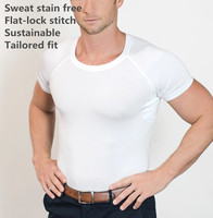 Vecht Geur Oksel Zweetbestendig Zweetbestendig Onderhemd Custom Blanco T-Shirt Logo Groothandel