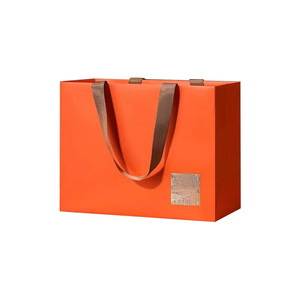 Wholesale Luxury Recyclable Art Paper <b>Gift</b> Packaging Customized Ribbon Handles for Clothing Underwear <b>Socks</b> Brands Crafts Shoes - Product Image 2