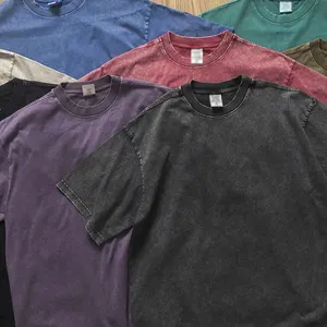 style t shirt hommes oversize Suppliers-T-shirt surdimensionné en 100% coton pour hommes, Vintage, style Punk, et Hip-Hop, pour Couples, Europe, amérique