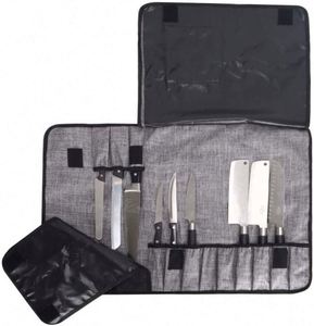 Sac à couteaux de chef imperméable BSCI, sac de rangement pour ustensiles de cuisine, 12 emplacements, étui à couteaux - Product Image 2