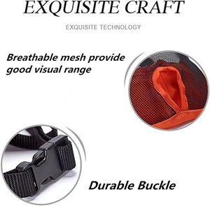 Kingtale Mõm Chó Bằng Lưới Thoáng Khí Điều Chỉnh Được Mõm Chó Bằng Lưới Có Thiết Kế Hở Lưỡi Mặt Nạ Chó Chải Chuốt Huấn Luyện - Product Image 6