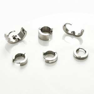 1Pair Stainless Steel Crystal Zircon Small Circle Round Hoop <b>Earrings</b> For Women <b>Men</b> Shiny Brincos <b>Huggie</b> Ear Cuff Party Jewelry - Product Image 2