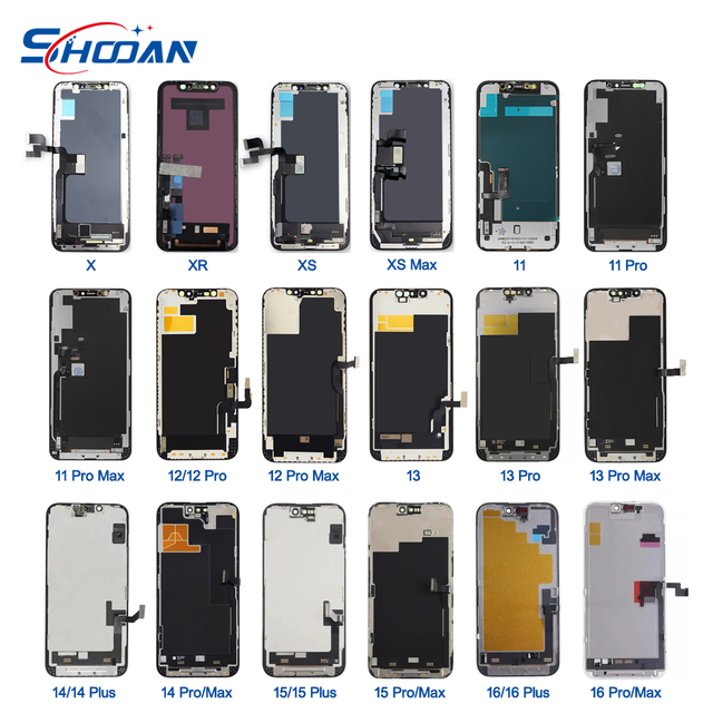 Factory Wholesale Mobile Phone LCD Displays All Brands Touch Screen Pantalla for iPhone for Samsung for Motorola for Redmi