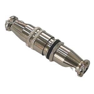 Connecteur d'aviation Push-Pull à verrouillage automatique, 5 broches, boîtier métallique poli plaqué or, connecteur mâle - Product Image 1