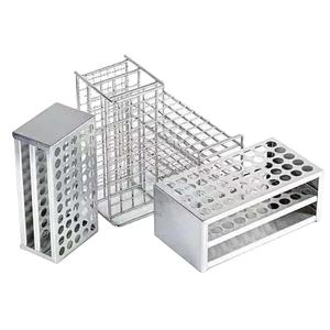 <span class=keywords><strong>Rack</strong></span> del supporto della provetta dell'acciaio inossidabile dell'attrezzatura di laboratorio - Product Image 1