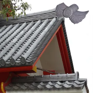 Japanese Style Clay Roof Tiles For Japanese Tea House Buddhist Temple