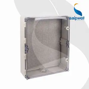 SAIPWELL/SAIP IP65 Productos más vendidos 600x500x195mm Caja de panel de control de plástico con tapa transparente impermeable eléctrica