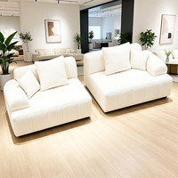 Canapé modulaire 3 places en bois blanc crème, capitonné de luxe, pour salon moderne, maison, hôtel, villa, appartement