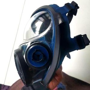 Máscara de gas de radiación antinuclear de alta calidad de silicona certificada CE de fábrica contra respirador de cara completa industrial químico - Product Image 6