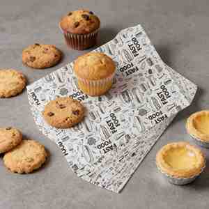 Feuilles de cuisson écologiques en pâte de bois 40 g/m², simple face, enduites de silicone, pour la pâtisserie - Product Image 1