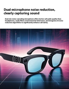 Cámara M01 Anti-Shake WIFI Gafas inteligentes con asistente de voz Chatgpt 2025 AI Traducción Auriculares portátiles inteligentes - Product Image 2