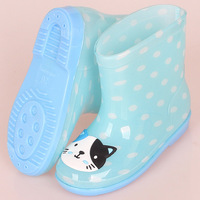 Grenouille lapin chat ours Animal enfants bottes de pluie enfants Pvc couleur bottes imperméables enfants mignon pas cher bottes de pluie pour garçons et filles
