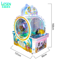 Machine de jeu d'arcade de tir aquatique attrayante Lesen Supply, à monnayeur, pour enfants, pour parcs d'attractions et de loisirs intérieurs