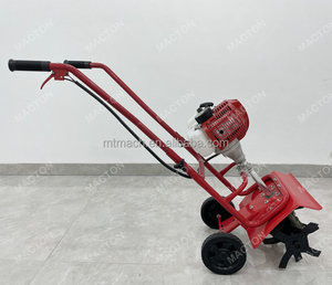 Mini motoculteur agricole à essence, rotatif, pour usage domestique, désherbage, ameublissement du sol, ouverture de fossés, labour et scarificateur de champ 43cc 52cc - Product Image 3