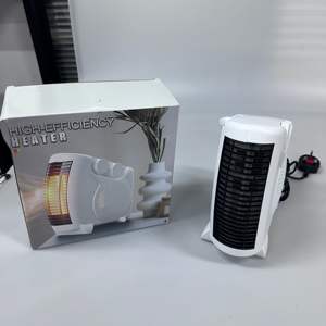 Ventilateur chauffant électrique 500W, air chaud, chauffage instantané, <span class=keywords><strong>2</strong></span> réglages de température, chauffe-ambiance de bureau pour l'hiver - Product Image 6