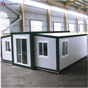 En iyi küçük prefabrik konteyner öğrenci konut uzatılabilir genişletilebilir ev yalıtımlı ve banyo