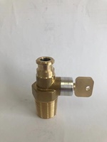 Vanne de bouteille GPL avec verrouillage de protection du remplissage