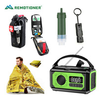 Kit de survie d'urgence avec filtre à eau radio Outils de survie de premiers secours pour une préparation ultime