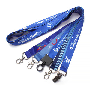 Custom Sublimation Polyester Lanyard Breakaway Design Adjustable Water Bottle Lanyard with Logo - Product Image 1