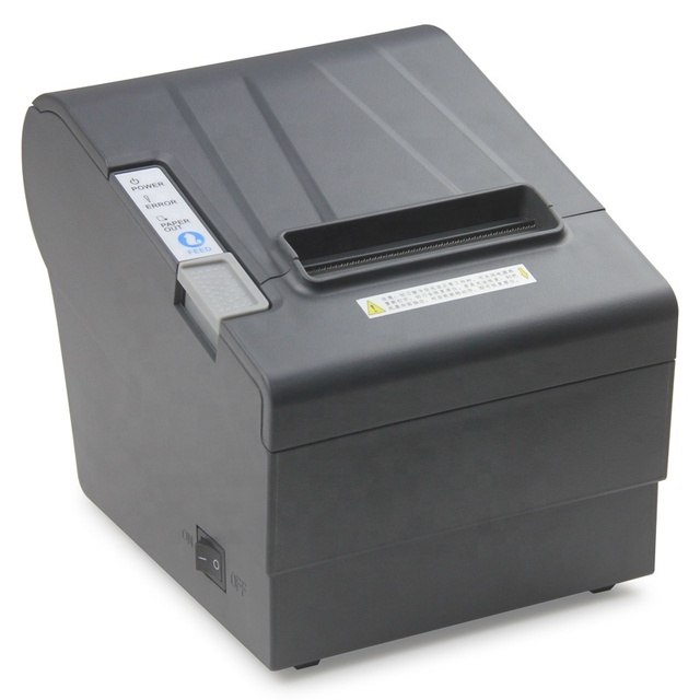 High Quality 3 Inch Thermal Receipt Printer 260mm/s Desktop POS Bill Printer with Auto Cutter for Supermarket in Stock