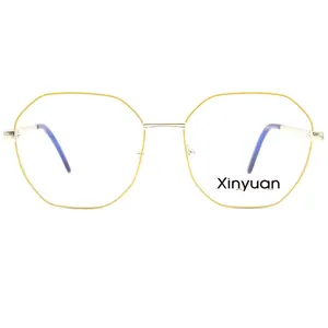 Popular candy color Metal eyeglasses frames for men and women fashion design metal optical frames NO MOQ