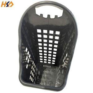 Giỏ hàng siêu thị bằng kim loại có bốn bánh xe - Product Image 6