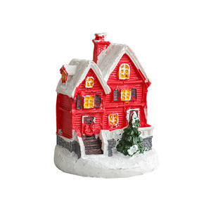 เครื่องประดับคริสต์มาสเรซินสไตล์นอร์ดิกของตกแต่งโต๊ะรูปต้นคริสต์มาสขนาดเล็กต้นคริสต์มาส - Product Image 5